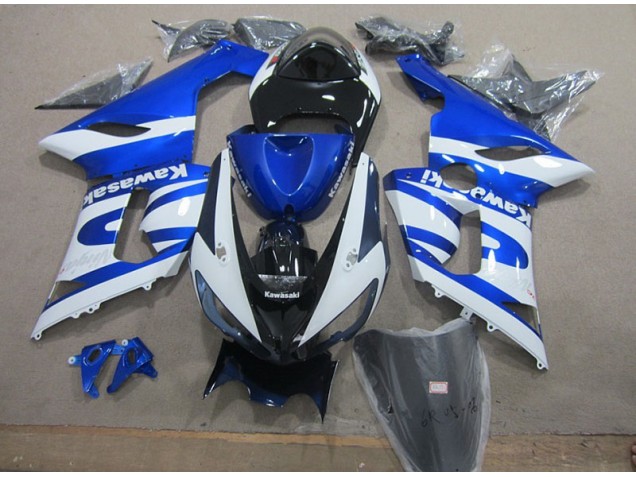 Carrocería ZX6R 2005-2006 - Azul Blanco