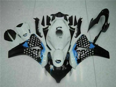 Inyección Kit Carenado CBR 1000 RR 2008-2011 - Blanco Negro