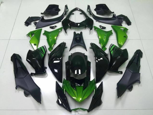 Inyección Kit Carenado Z800 2013-2016 - Verde Negro