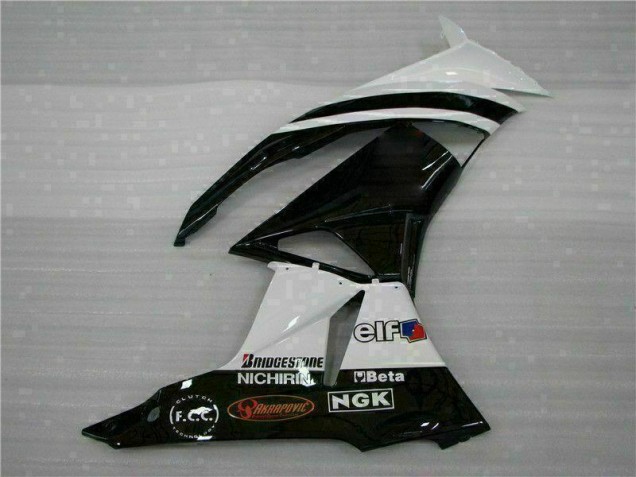 Inyección Kits Carenado ZX6R 2009-2012 - Negro Blanco 3M Touch4