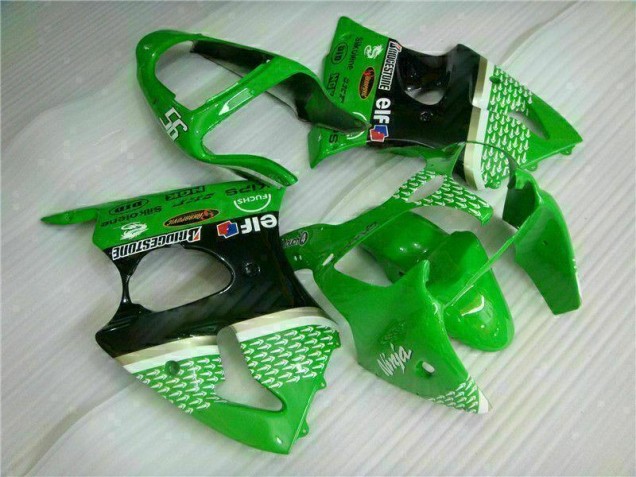 Kit ABS Carenado ZX6R 2000-2002 - Verde Negro