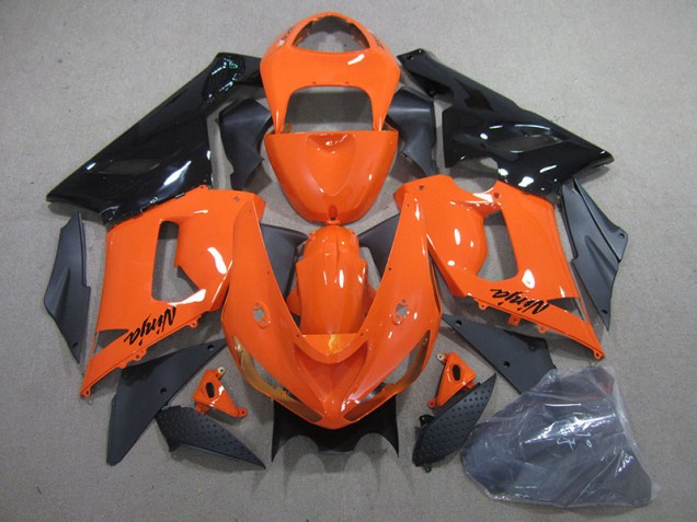 Kit ABS Carenado ZX6R 2005-2006 - Naranja Negro Ninja