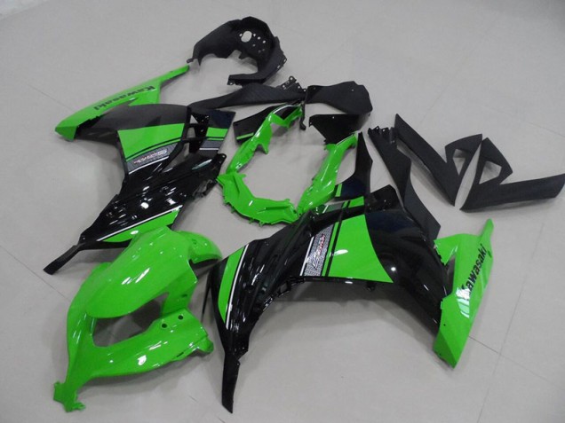 Kit Carenado ABS Completo ZX 300R 2013-2016 - Negro Verde