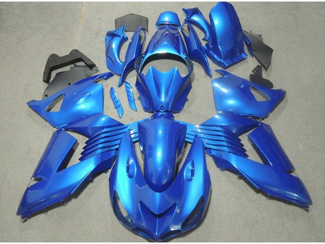 Kit Carenado ABS Completo ZX14R ZZR 1400 2006-2011 - Azul