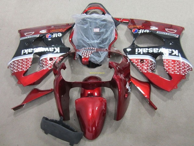 Kit Carenado ABS Completo ZX6R 2000-2002 - Rojo