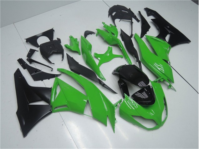 Kit Carenado ABS Completo ZX6R 2009-2012 - Verde Negro