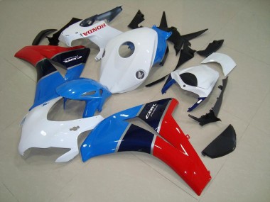 Kit Carenado CBR 1000 RR 2008-2011 - Blanco Azul Rojo