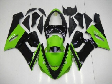 Kit Carenado Inyección ZX6R 2005-2006 - Verde Negro