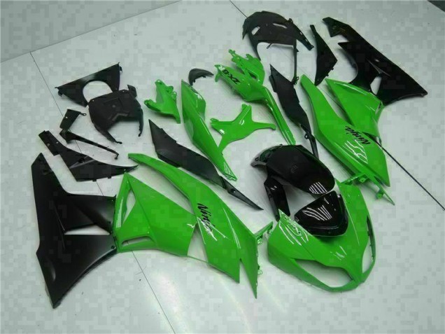 Kit Carenado Inyección ZX6R 2009-2012 - Negro Verde