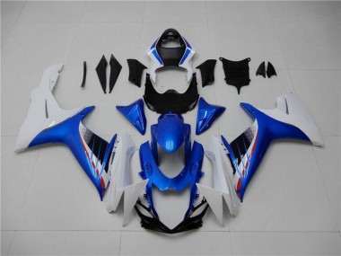 Kit Completo Carenado GSXR 600 / 750 K11 2011-2021 - Azul Blanco