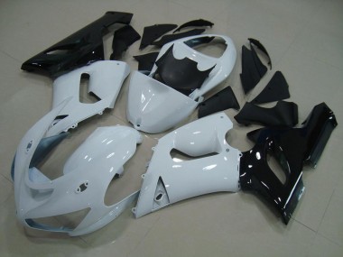 Kit Completo Carenado ZX6R 2005-2006 - Blanco Negro