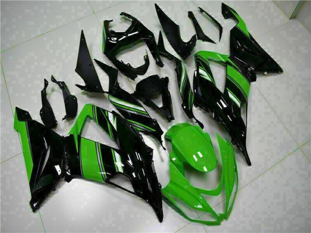 Kit Completo Carenado ZX6R 2013-2018 - Negro Verde