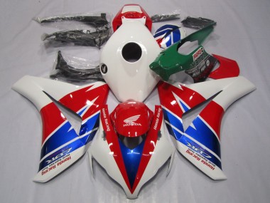 Kits Completo Carenado ABS CBR 1000 RR 2008-2011 - Rojo Blanco Azul