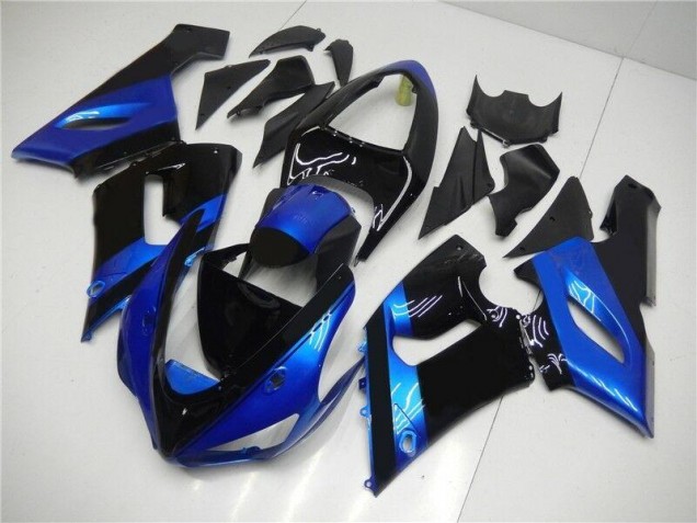 Kits Completo Carenado ABS ZX6R 2005-2006 - Azul Negro