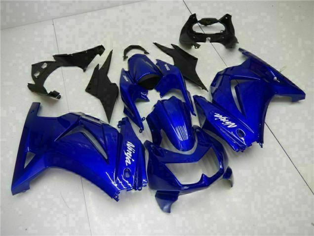 Kits Completo Carenado EX250 2008-2012 - Azul Negro Blanco Ninja