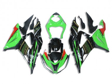 Kits Completo Carenado ZX6R 2013-2018 - Verde Negro