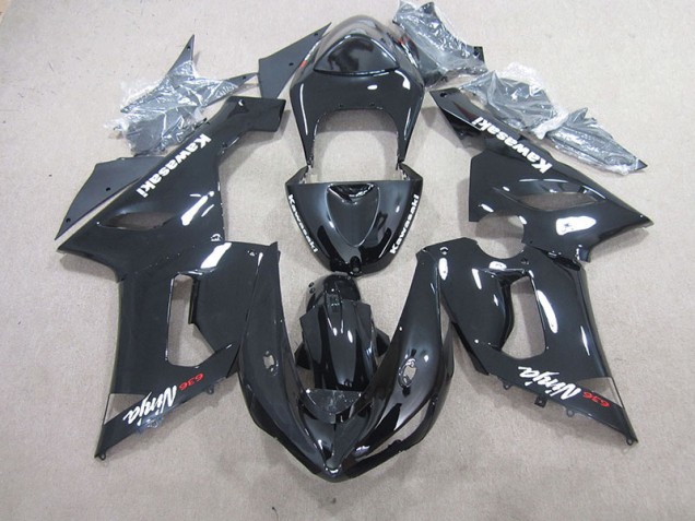 Plástica ZX6R 2005-2006 - Negro Ninja 636